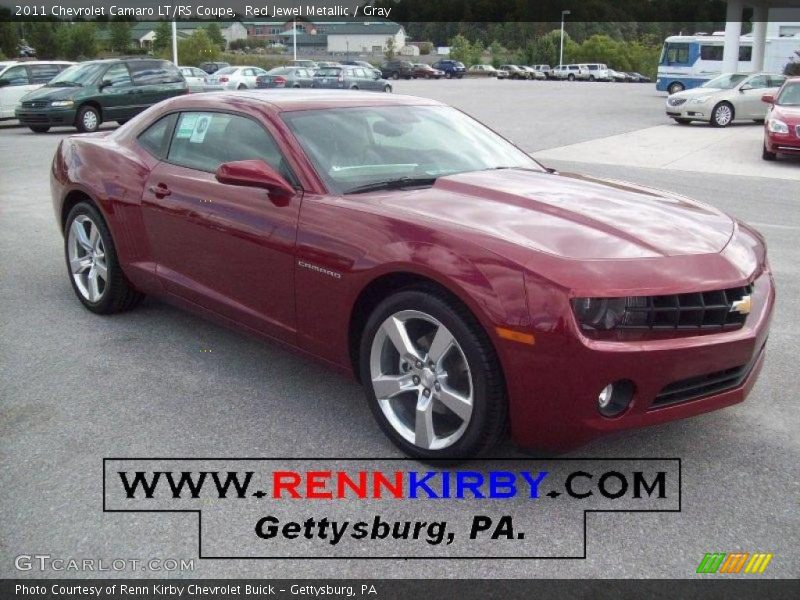 Red Jewel Metallic / Gray 2011 Chevrolet Camaro LT/RS Coupe