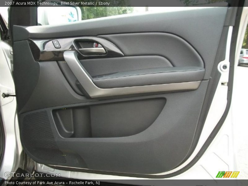 Billet Silver Metallic / Ebony 2007 Acura MDX Technology