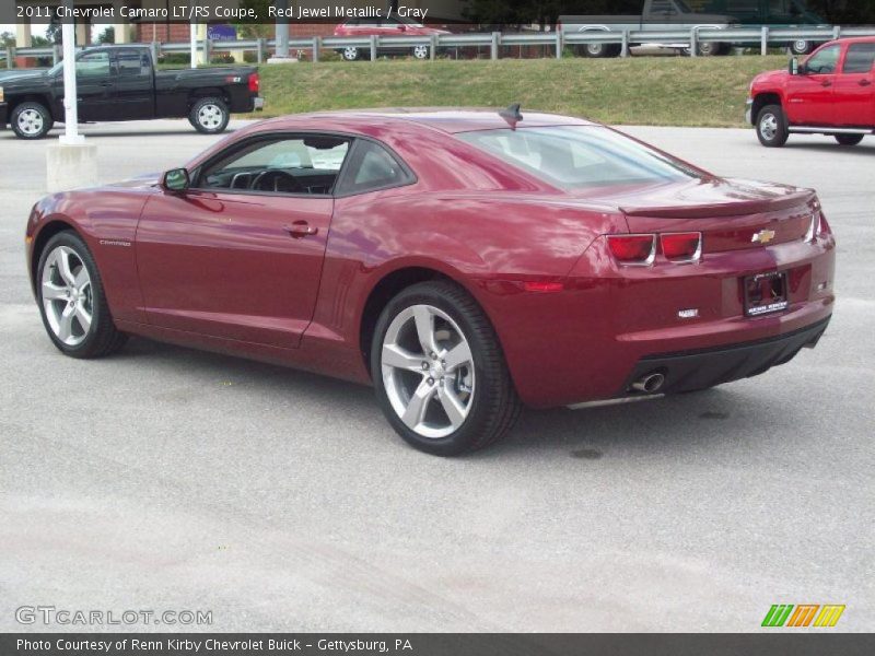 Red Jewel Metallic / Gray 2011 Chevrolet Camaro LT/RS Coupe