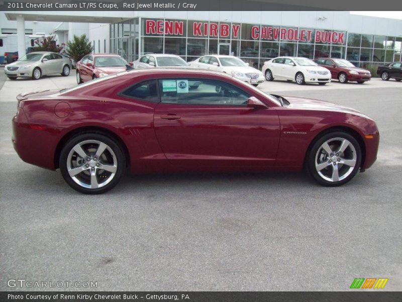 Red Jewel Metallic / Gray 2011 Chevrolet Camaro LT/RS Coupe