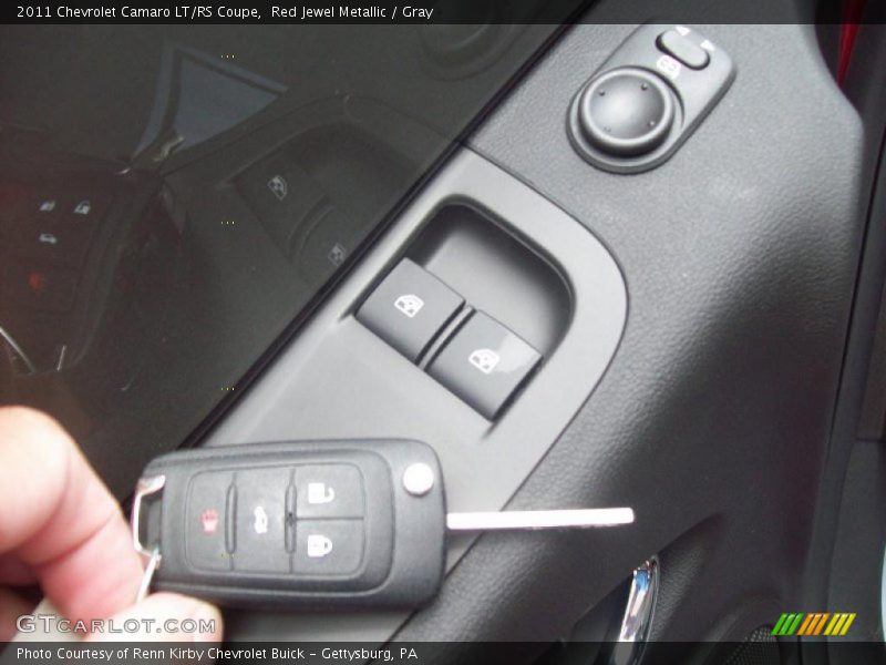 Red Jewel Metallic / Gray 2011 Chevrolet Camaro LT/RS Coupe