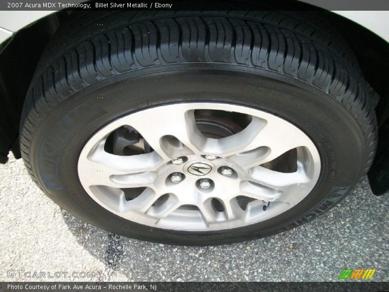Billet Silver Metallic / Ebony 2007 Acura MDX Technology