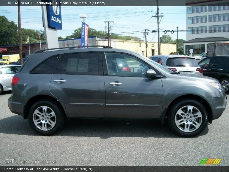 Nimbus Gray Metallic / Ebony 2007 Acura MDX Technology