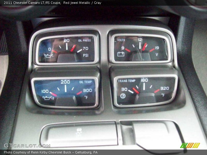 Red Jewel Metallic / Gray 2011 Chevrolet Camaro LT/RS Coupe