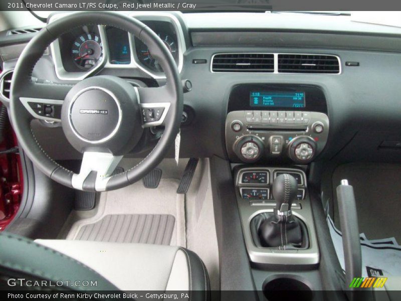 Red Jewel Metallic / Gray 2011 Chevrolet Camaro LT/RS Coupe