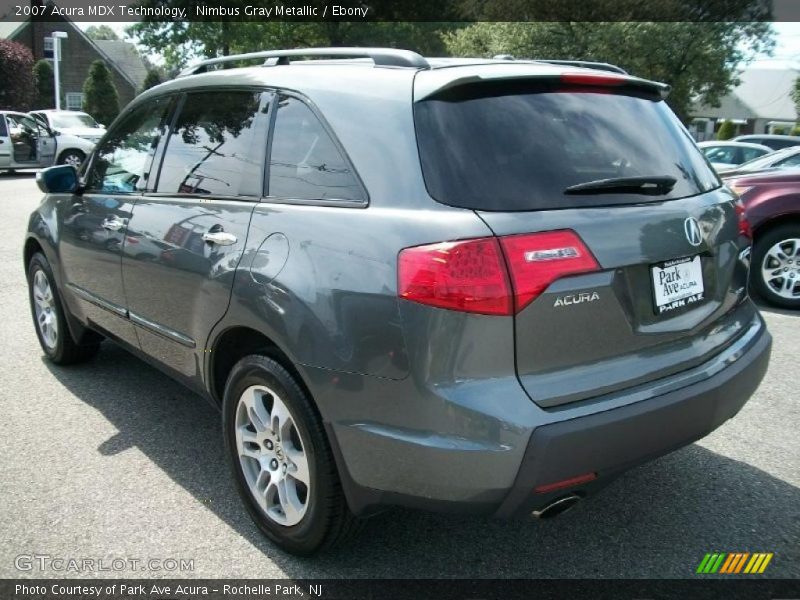Nimbus Gray Metallic / Ebony 2007 Acura MDX Technology