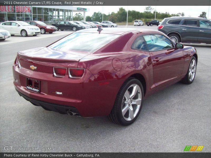 Red Jewel Metallic / Gray 2011 Chevrolet Camaro LT/RS Coupe