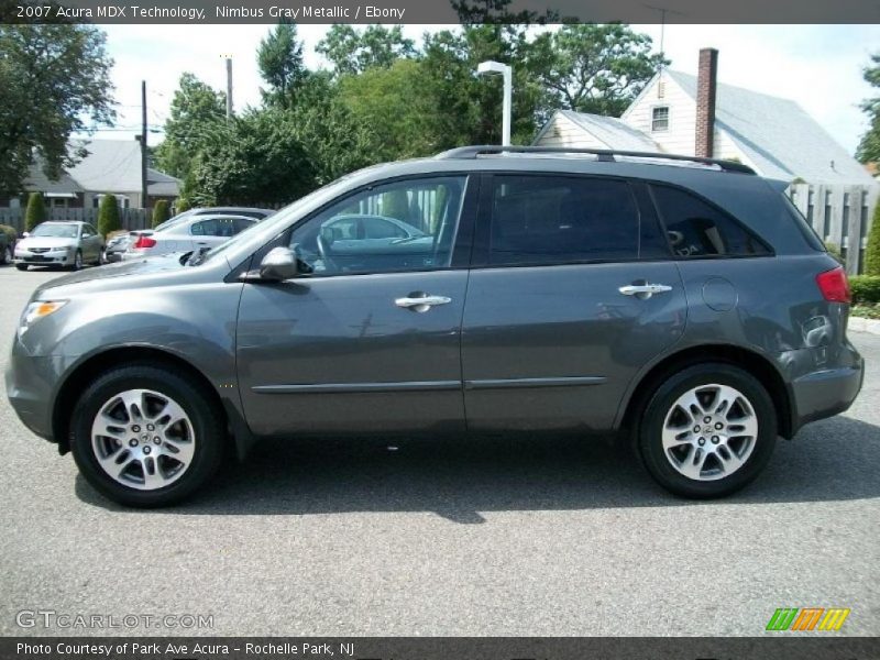 Nimbus Gray Metallic / Ebony 2007 Acura MDX Technology