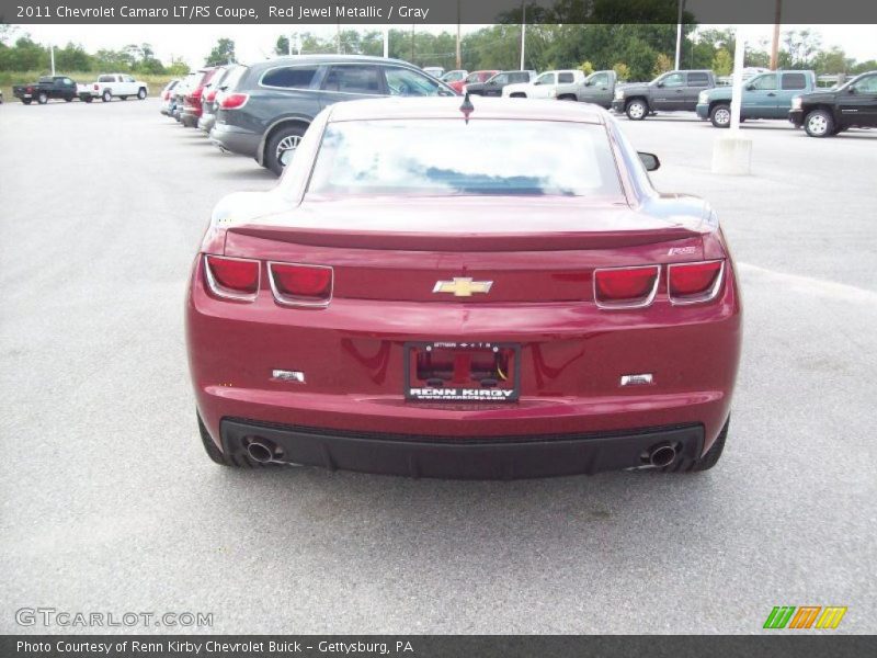 Red Jewel Metallic / Gray 2011 Chevrolet Camaro LT/RS Coupe