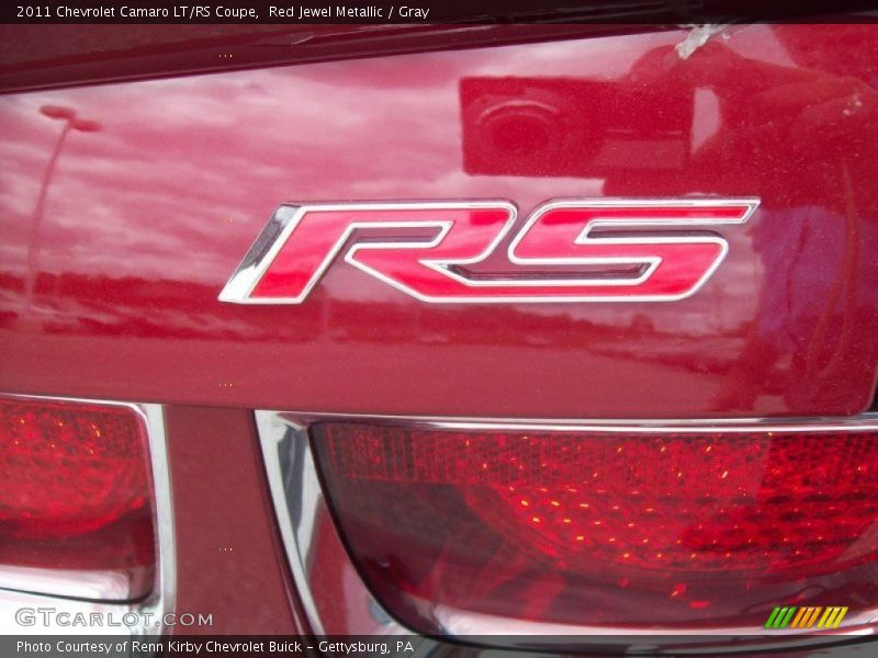 Red Jewel Metallic / Gray 2011 Chevrolet Camaro LT/RS Coupe