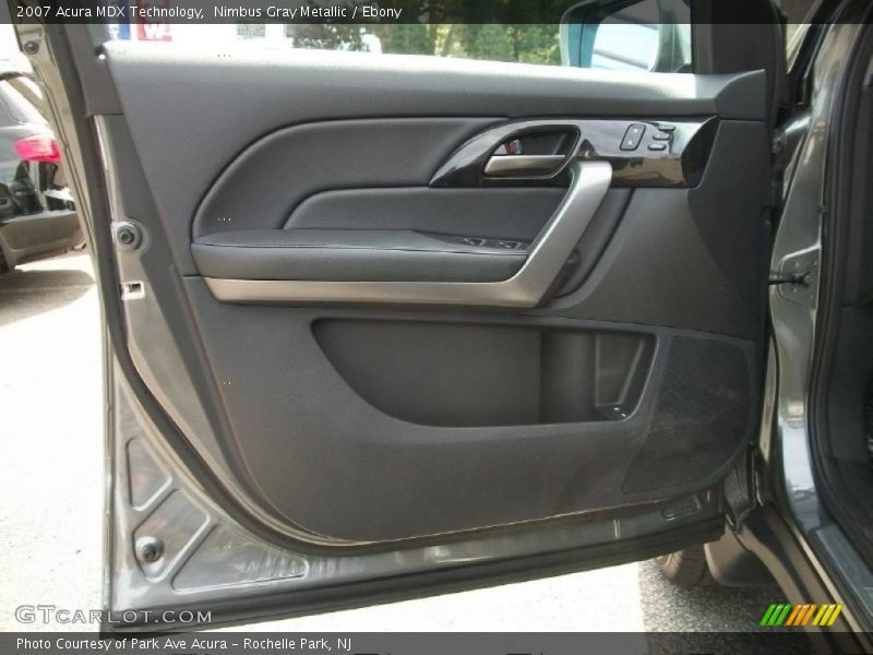 Nimbus Gray Metallic / Ebony 2007 Acura MDX Technology