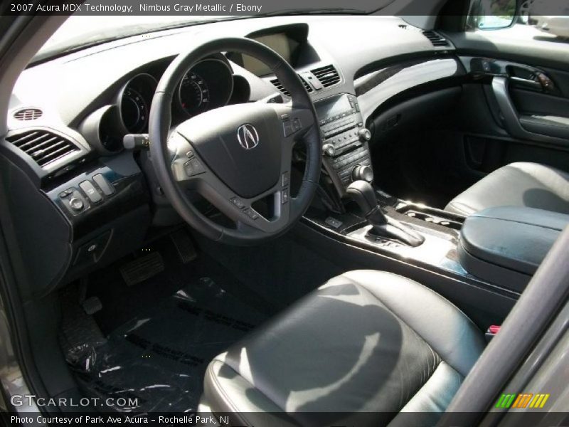 Nimbus Gray Metallic / Ebony 2007 Acura MDX Technology