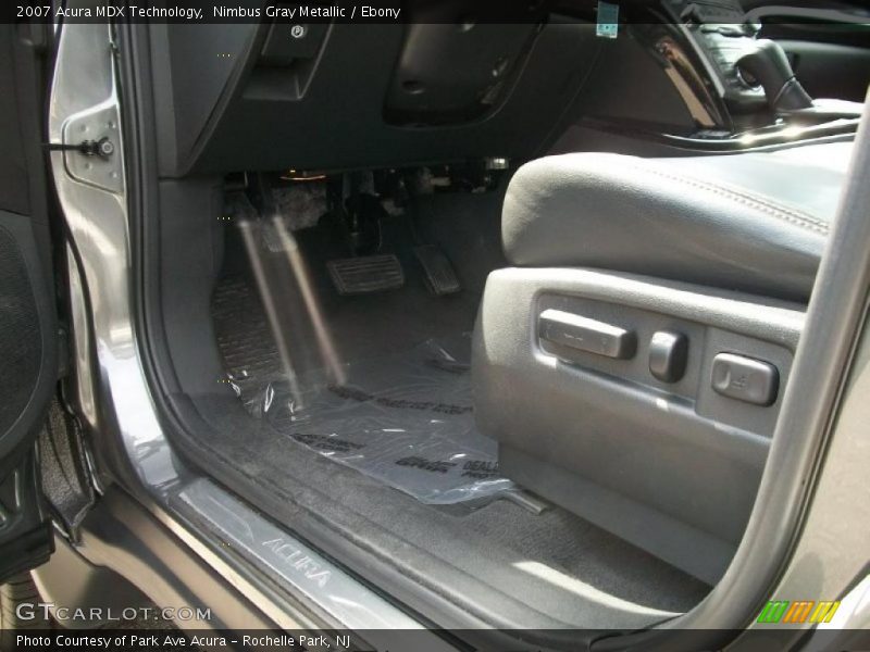 Nimbus Gray Metallic / Ebony 2007 Acura MDX Technology