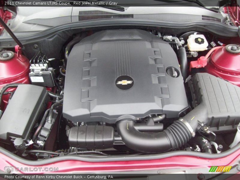 Red Jewel Metallic / Gray 2011 Chevrolet Camaro LT/RS Coupe