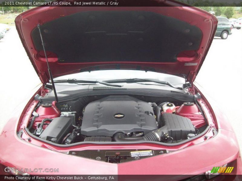 Red Jewel Metallic / Gray 2011 Chevrolet Camaro LT/RS Coupe