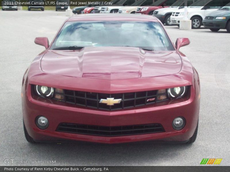 Red Jewel Metallic / Gray 2011 Chevrolet Camaro LT/RS Coupe