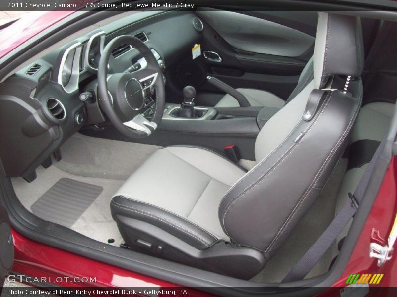 Red Jewel Metallic / Gray 2011 Chevrolet Camaro LT/RS Coupe