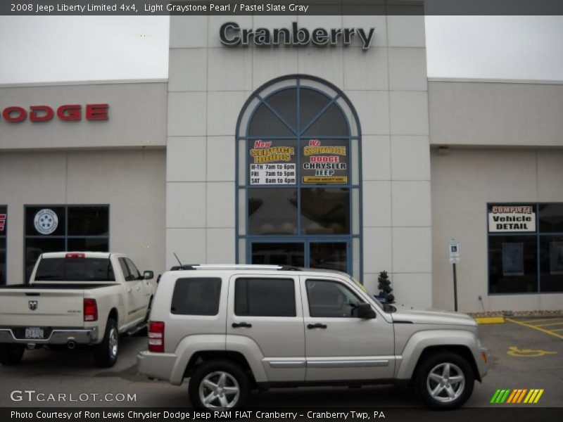 Light Graystone Pearl / Pastel Slate Gray 2008 Jeep Liberty Limited 4x4