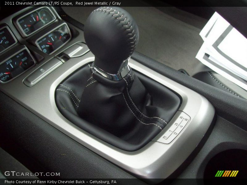 Red Jewel Metallic / Gray 2011 Chevrolet Camaro LT/RS Coupe