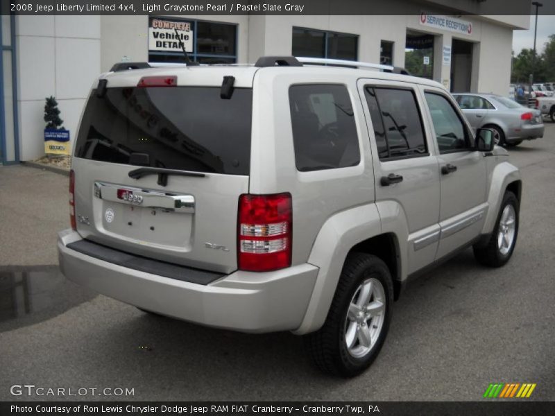 Light Graystone Pearl / Pastel Slate Gray 2008 Jeep Liberty Limited 4x4