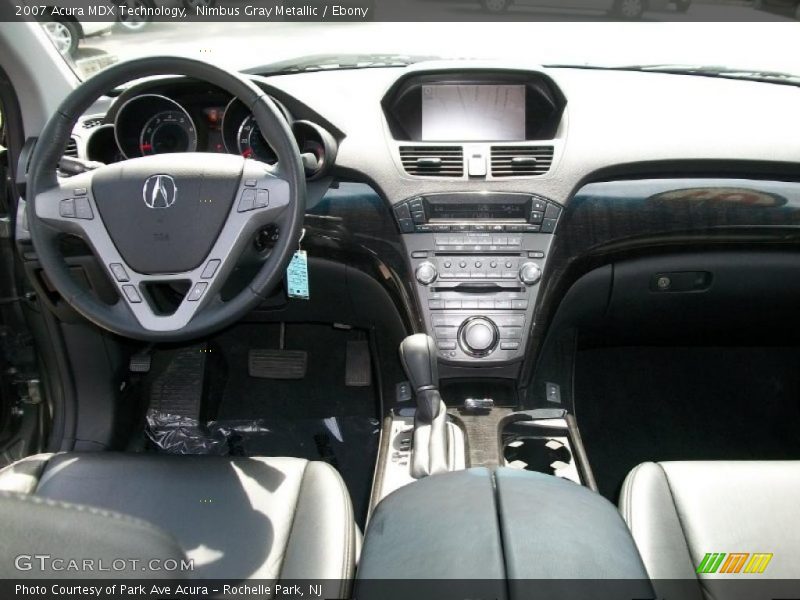 Nimbus Gray Metallic / Ebony 2007 Acura MDX Technology