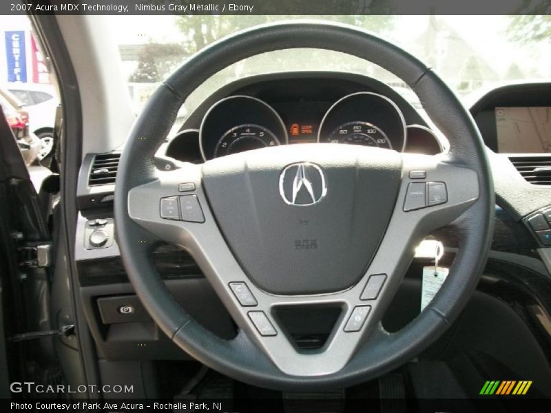 Nimbus Gray Metallic / Ebony 2007 Acura MDX Technology