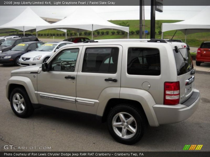 Light Graystone Pearl / Pastel Slate Gray 2008 Jeep Liberty Limited 4x4