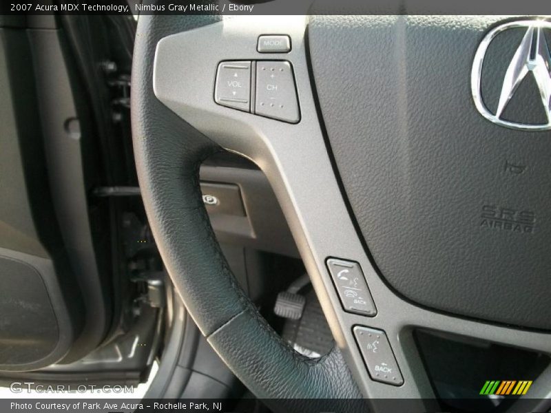 Nimbus Gray Metallic / Ebony 2007 Acura MDX Technology
