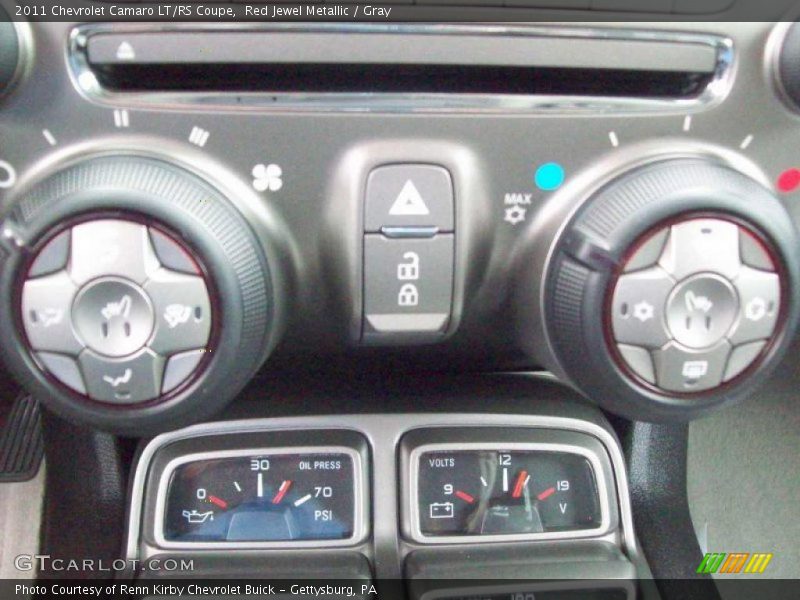 Red Jewel Metallic / Gray 2011 Chevrolet Camaro LT/RS Coupe