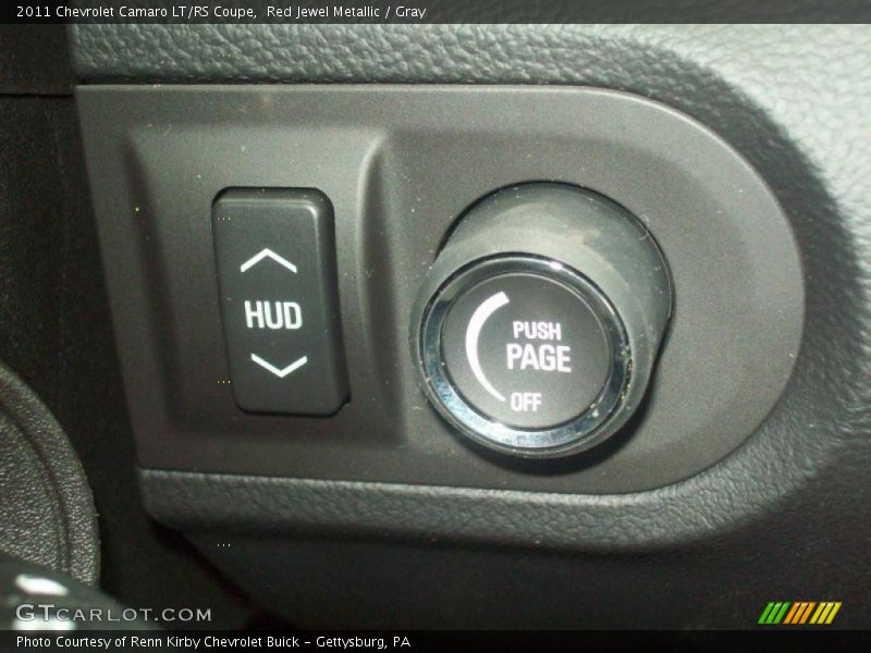 Red Jewel Metallic / Gray 2011 Chevrolet Camaro LT/RS Coupe