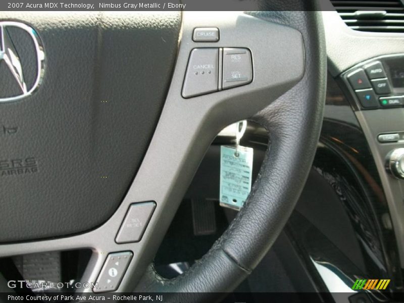 Nimbus Gray Metallic / Ebony 2007 Acura MDX Technology