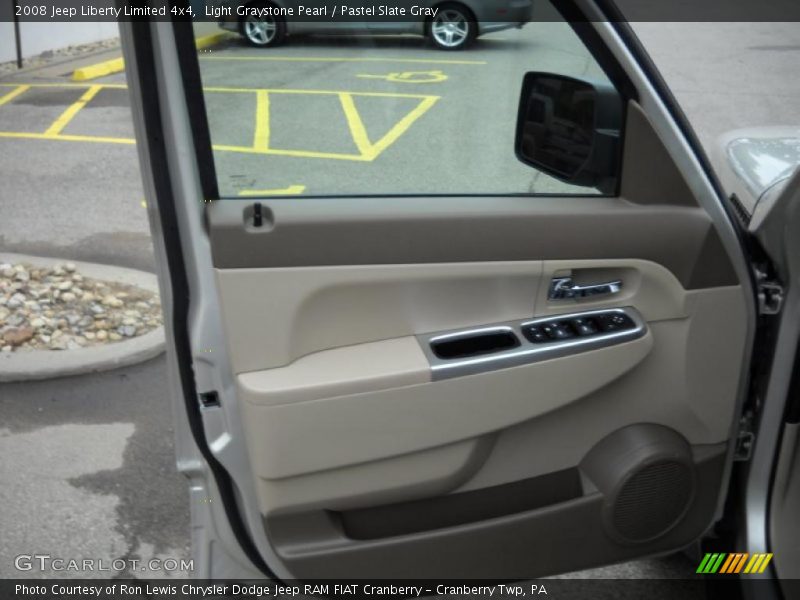 Light Graystone Pearl / Pastel Slate Gray 2008 Jeep Liberty Limited 4x4