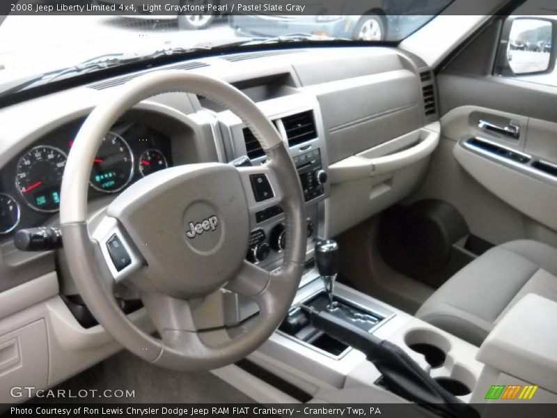 Light Graystone Pearl / Pastel Slate Gray 2008 Jeep Liberty Limited 4x4