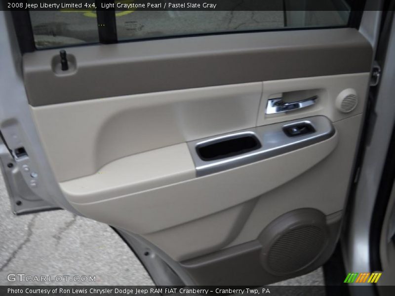 Light Graystone Pearl / Pastel Slate Gray 2008 Jeep Liberty Limited 4x4