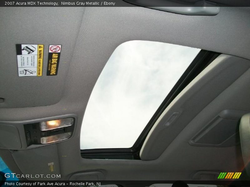 Nimbus Gray Metallic / Ebony 2007 Acura MDX Technology