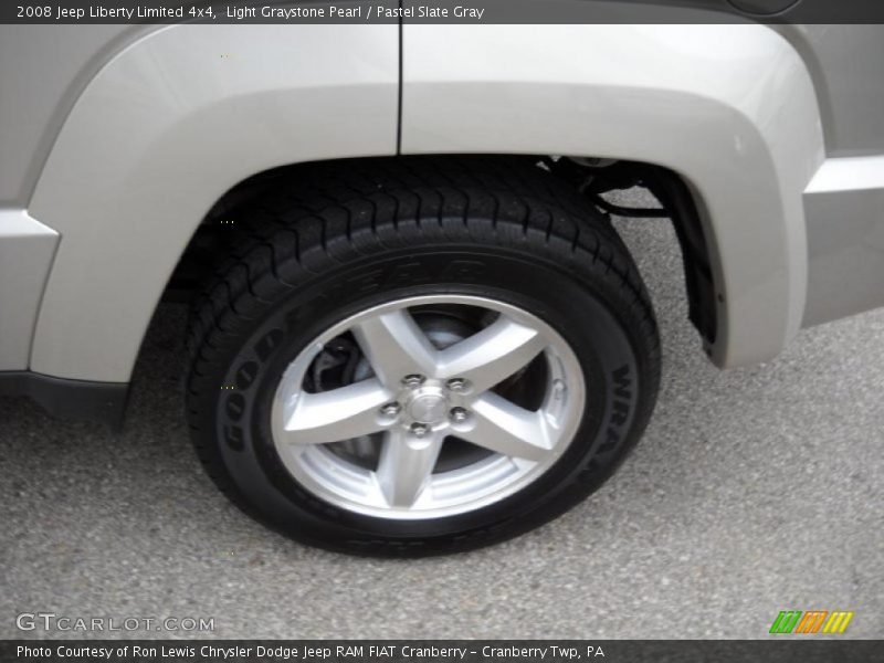 Light Graystone Pearl / Pastel Slate Gray 2008 Jeep Liberty Limited 4x4