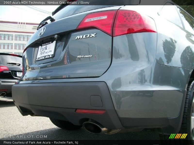 Nimbus Gray Metallic / Ebony 2007 Acura MDX Technology