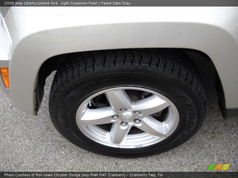 Light Graystone Pearl / Pastel Slate Gray 2008 Jeep Liberty Limited 4x4
