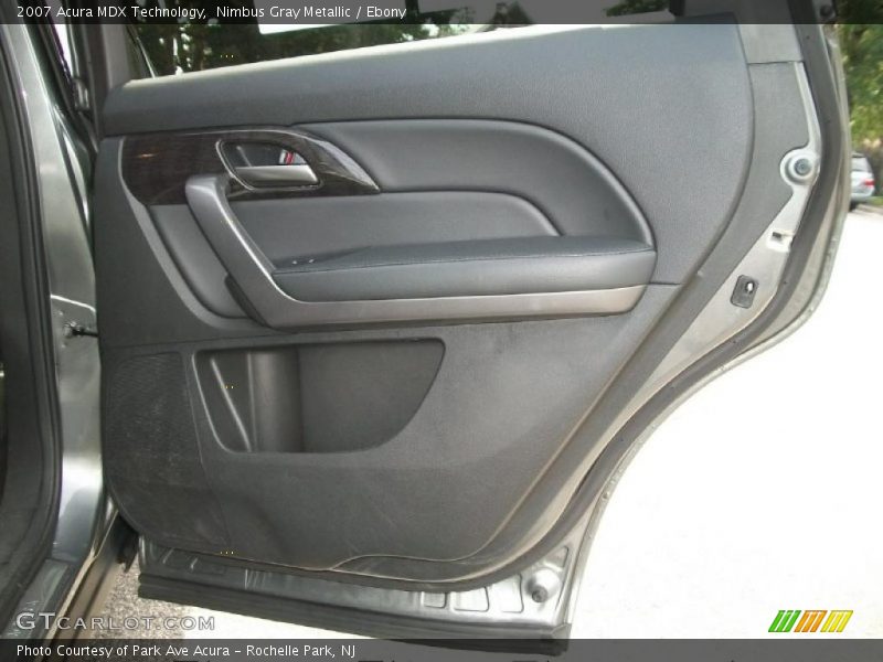 Nimbus Gray Metallic / Ebony 2007 Acura MDX Technology