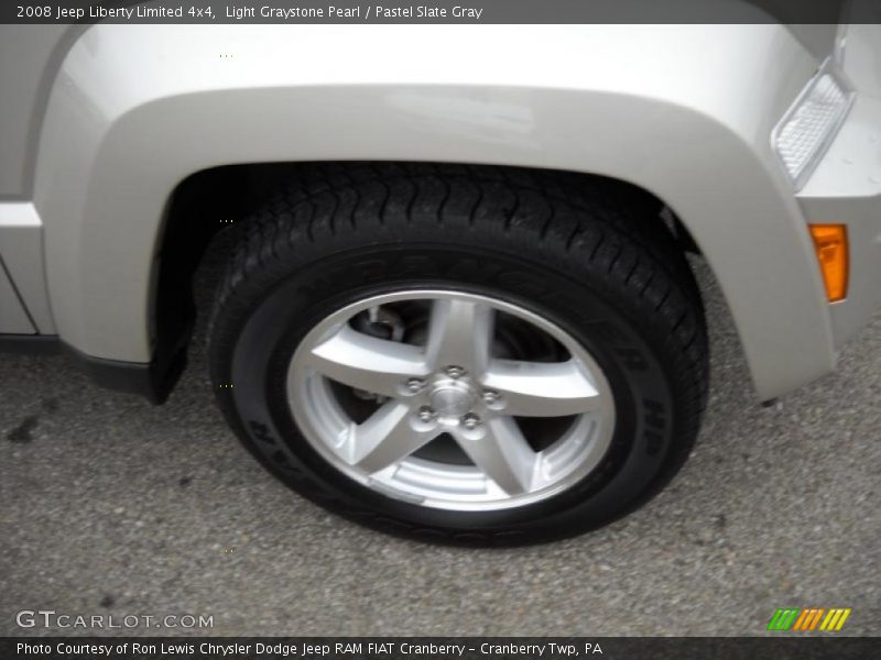 Light Graystone Pearl / Pastel Slate Gray 2008 Jeep Liberty Limited 4x4