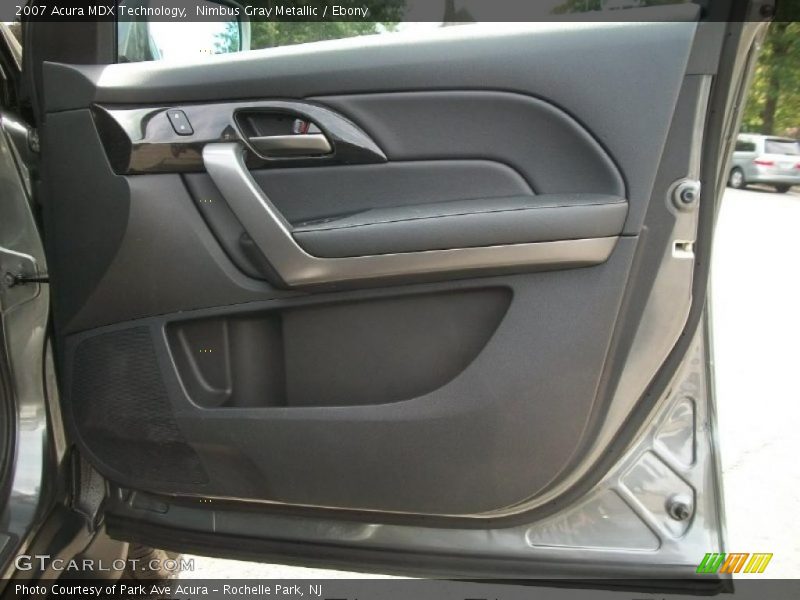 Nimbus Gray Metallic / Ebony 2007 Acura MDX Technology