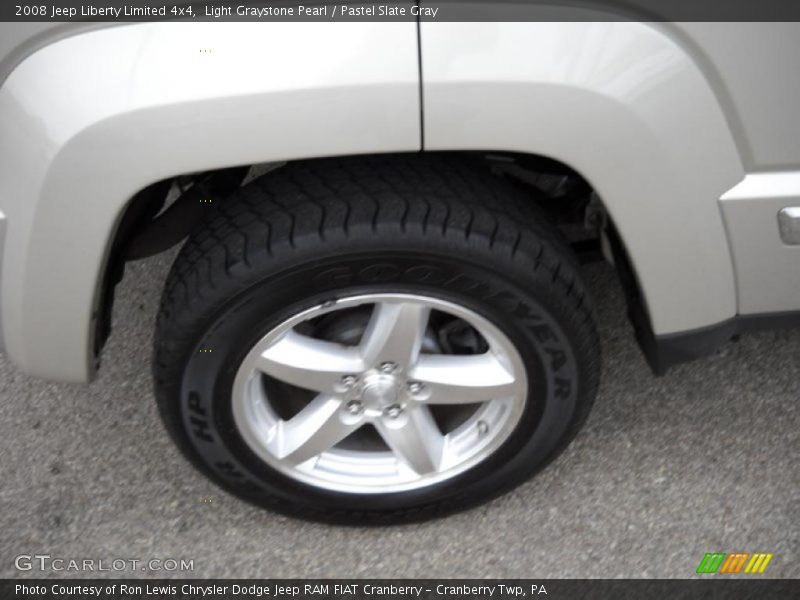 Light Graystone Pearl / Pastel Slate Gray 2008 Jeep Liberty Limited 4x4