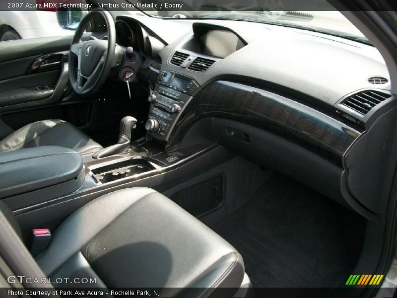 Nimbus Gray Metallic / Ebony 2007 Acura MDX Technology