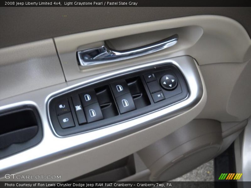 Light Graystone Pearl / Pastel Slate Gray 2008 Jeep Liberty Limited 4x4