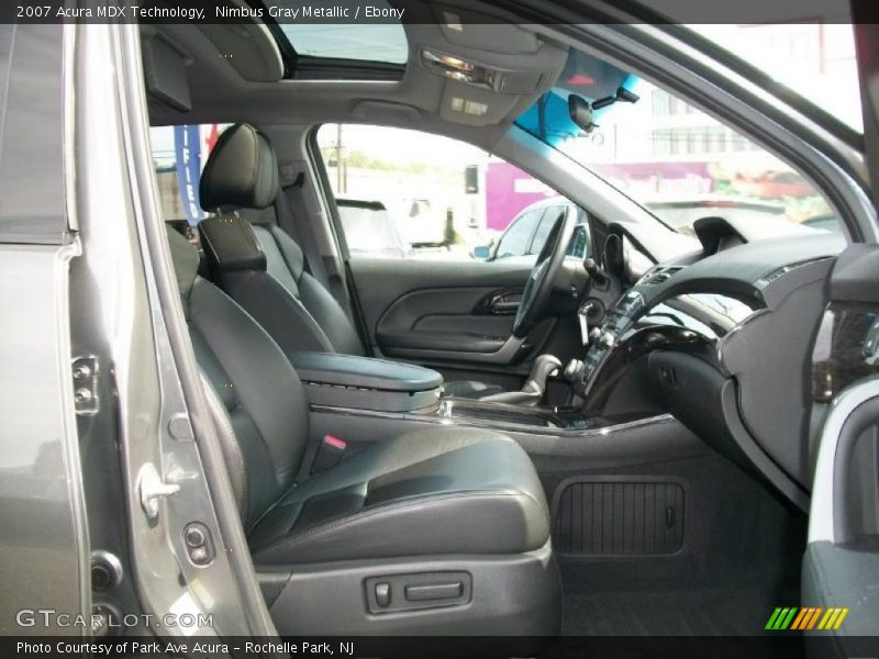 Nimbus Gray Metallic / Ebony 2007 Acura MDX Technology