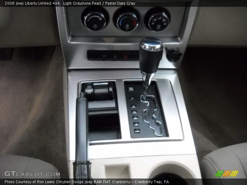 Light Graystone Pearl / Pastel Slate Gray 2008 Jeep Liberty Limited 4x4