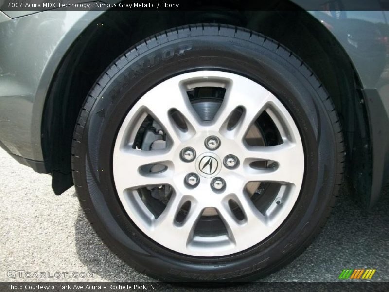 Nimbus Gray Metallic / Ebony 2007 Acura MDX Technology