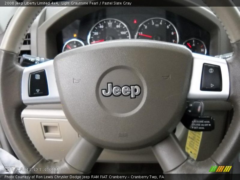 Light Graystone Pearl / Pastel Slate Gray 2008 Jeep Liberty Limited 4x4