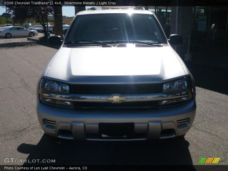 Silverstone Metallic / Light Gray 2008 Chevrolet TrailBlazer LS 4x4