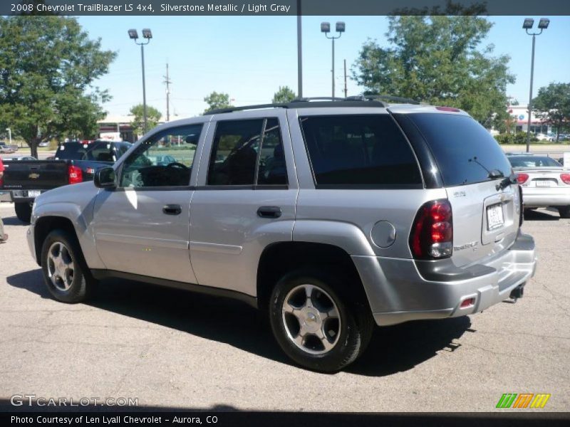 Silverstone Metallic / Light Gray 2008 Chevrolet TrailBlazer LS 4x4
